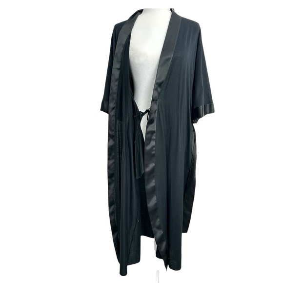 Hanro Long Women’s Robe Black - Picture 6 of 10